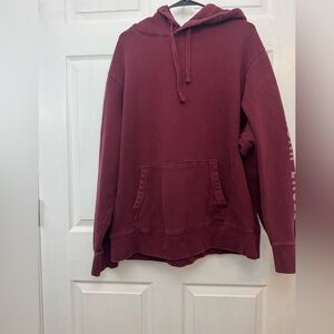 American Eagle Outfitters Men’s Maroon Hoodie Hoodie Size XL